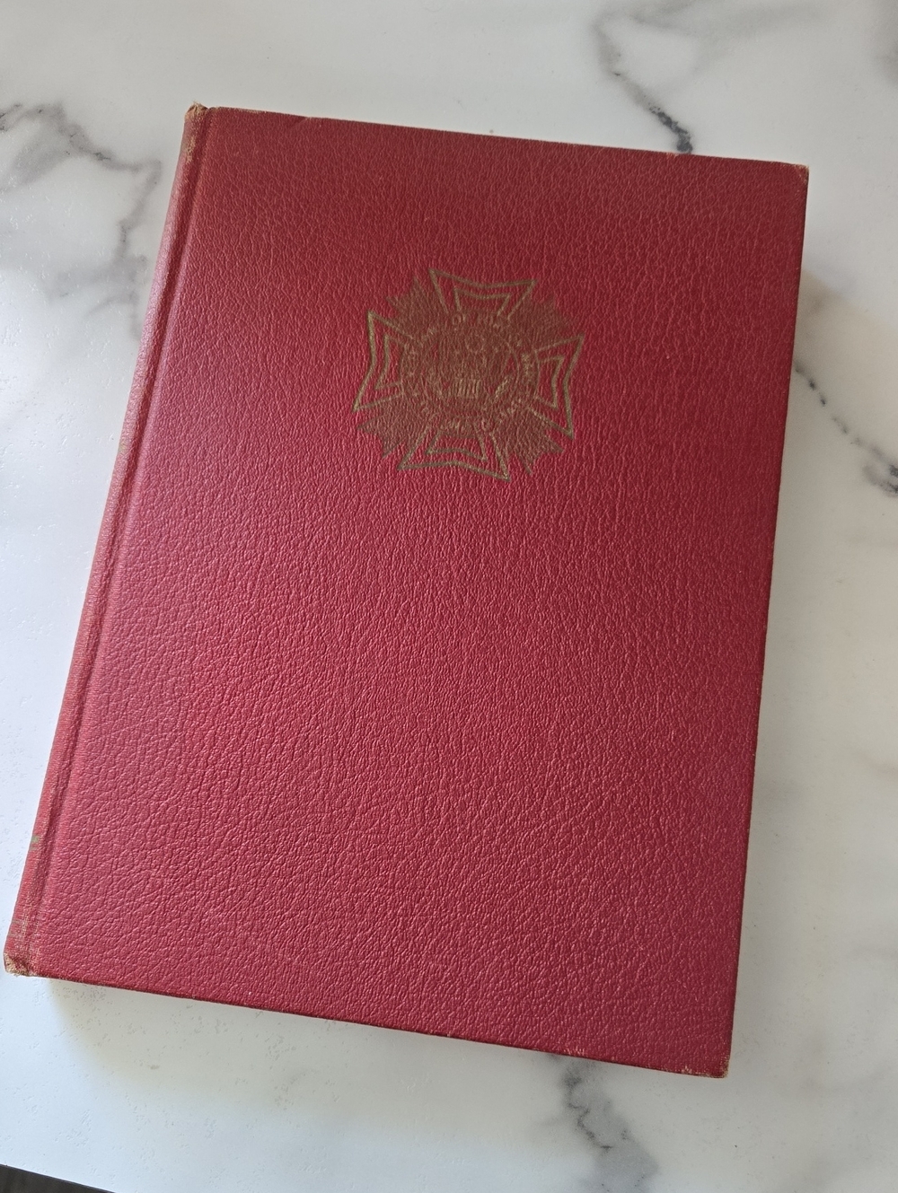1952 The Is America My Country Volume Two Red Hardcover Book with Gold Emblem